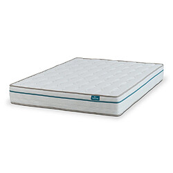 Leafsleep Ensemble Cloud One et Sommier Bege - Matelas et Cama Taille 190 x 105 cm Hauteur 52 cm