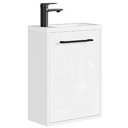Badplaats Meuble Lave-mains Florence 40 x 22 cm - Blanc Matt