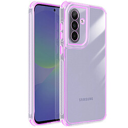 Avizar Coque pour Galaxy A37 Renforcée Conception Bi-Matière Texturé Antidérapants Violet