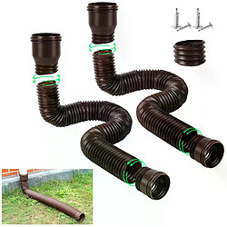 ByteLike Rallonge de descente de gouttière flexible - Lot de 2 