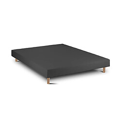 Leafsleep Ensemble Cloud One et Sommier Preto - Cama com Matelas Taille 190 x 140 cm Hauteur 52 cm