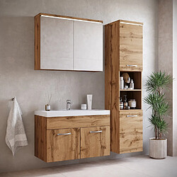 Badplaats Meuble de salle de bain Paso 01 80 cm - Chêne - Armoire meuble pas cher