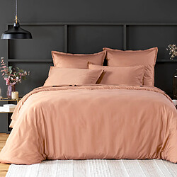 Bâton Rouge Housse de couette 100% satin de coton 105 fils uni