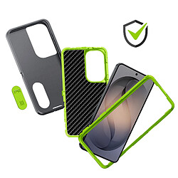 Avizar Coque Renforcée pour Galaxy S26 Plus Tri-matière avec Béquille Intégrée Gris pas cher