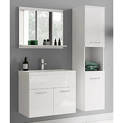 Acheter Badplaats Meuble de salle de bain Montreal 01 60 cm - Blanc Brillant – Lavabo