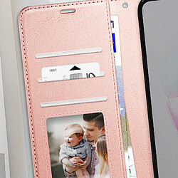 Avis Mayaxess Étui Portefeuille pour Galaxy A37 avec Dragonne et Fonction Stand Rose champagne