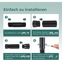 Acheter ByteLike Rallonge de descente de gouttière flexible - Lot de 2