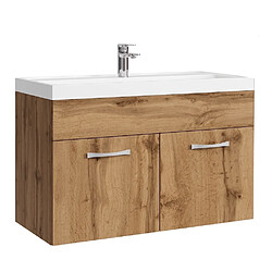 Badplaats Meuble de salle de bain Paso 01 80 cm - Chêne - Armoire meuble