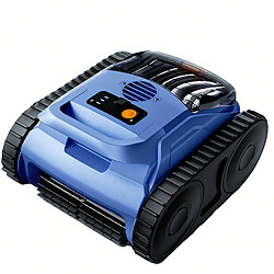 Robot Nettoyeur Piscine Sans Fil SEAUTO SAT20 pro 200m² Batterie 7800mAh Charge Rapide 4h