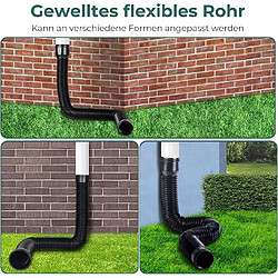 ByteLike Rallonge de descente de gouttière flexible - Lot de 2 pas cher