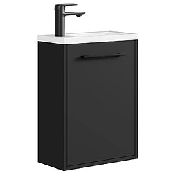 Badplaats Meuble Lave-mains Florence 40 x 22 cm - Noir Matt