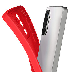 Avis Avizar Coque pour Galaxy A37 en Silicone Souple avec Renfort Bloc Caméra Rouge