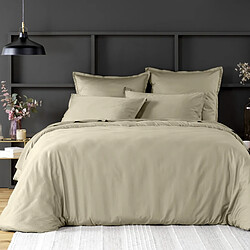 Bâton Rouge Housse de couette 100% satin de coton 105 fils uni