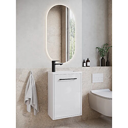 Badplaats Meuble Lave-mains Florence 40 x 22 cm - Blanc Matt