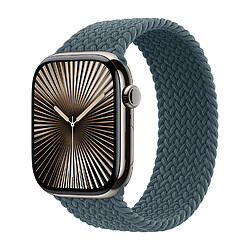 Bracelet Solo tressé pour Apple Watch | 44/45/46/49 mm - Taille 6 - Lake Green