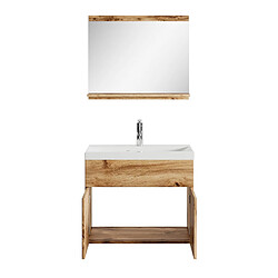 Avis Badplaats Meuble de Salle de Bain Montreal Set 02 60 cm – Chêne