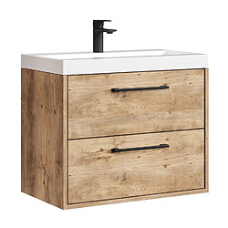 Badplaats Meuble de salle de bain Florence 01 60 cm - Chêne Châtaignier