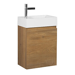 Badplaats Meuble Lave-mains Angela 40 x 22 cm - Chene - Armoire de rangement