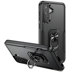 Avizar Coque pour Galaxy A37 Hybride Antichoc avec Anneau 360° Magnétique Noir