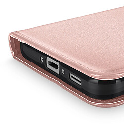 Mayaxess Étui Portefeuille pour Galaxy A37 avec Dragonne et Fonction Stand Rose champagne pas cher