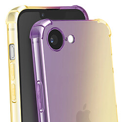 Avis Enkay Protection Translucide pour iPhone 17e Coque Bumper en Silicone Dégradé Dorée