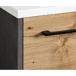 Acheter Badplaats Meuble Lave-mains Florence 40 x 22 cm - Gris avec Chêne Châtaignier