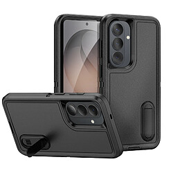 Avizar Coque Renforcée pour Galaxy S26 Plus Tri-matière avec Béquille Intégrée Noir