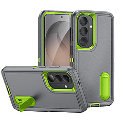 Avizar Coque Renforcée pour Galaxy S26 Plus Tri-matière avec Béquille Intégrée Gris