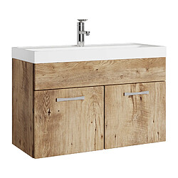 Badplaats Meuble de salle de bain Paso 01 80 cm - Chêne - Armoire meuble