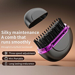 Avis INF Mini Brosse Lissante Portable - Coiffure Sans Fil pour une Beauté Nomade Compatible avec H