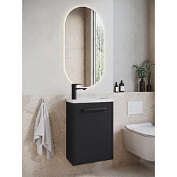 Badplaats Meuble Lave-mains Florence 40 x 22 cm - Noir Matt