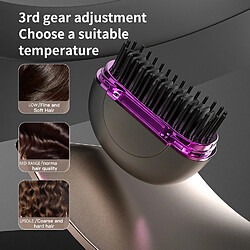 INF Mini Brosse Lissante Portable - Coiffure Sans Fil pour une Beauté Nomade Compatible avec H pas cher