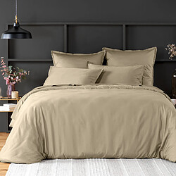 Bâton Rouge Housse de couette 100% satin de coton 105 fils uni