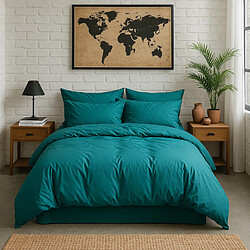 Bâton Rouge Housse de couette 100% percale de coton