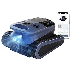 SEAUTO SAT 40 Robot Nettoyeur Piscine Sans Fil 300m² 4 Modes Fond Parois Ligne d’Eau