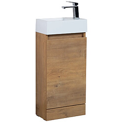 Badplaats Meuble sous-lavabo Peru 40 x 22 cm - Chene - Armoire de rangement