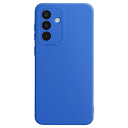 Avizar Coque pour Galaxy A37 en Silicone Souple avec Renfort Bloc Caméra Bleu