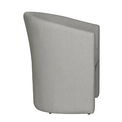 Acheter JLC KREATION Fauteuil cabriolet gris en PU ELIOT