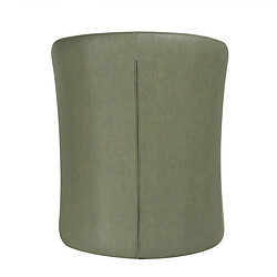 JLC KREATION Fauteuil cabriolet vert kaki en PU ELIOT pas cher