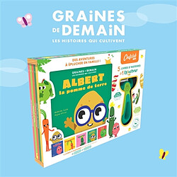 Coffret graines de demain : des aventures à éplucher en famille !