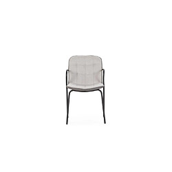 Casanova Lot de 4 Chaises MARLO pieds en métal Gris