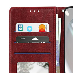 Acheter Enkay Étui Portefeuille pour Galaxy S26 avec Verre Trempé et Dragonne Bordeaux