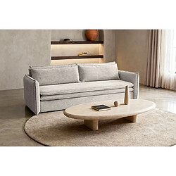 Avis Casanova Canapé droit convertible velours côtelé Beige