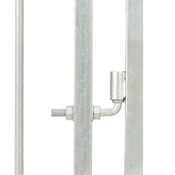 Helloshop26 Chenil extérieur cage enclos parc animaux chien d'extérieur pour chiens 100 cm 02_0000344 pas cher