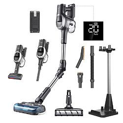 Aspirateur et laveur sans fil JIMMY JV9 Pro Aqua, aspiration puissante de 160 AW, autonomie