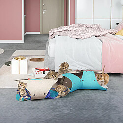 Avis Tunnel modulable pour chat VERCART - 6 sections en feutre, pliable