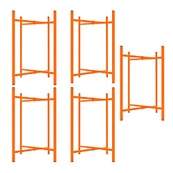 Avis Monstershop 4 Tréteaux de Maçon & 5 Supports en X 750 mm en Acier Établi de Travail
