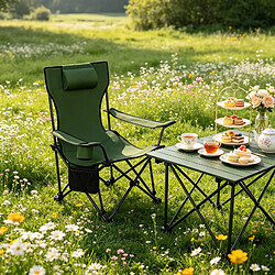 ByteLike Transat de camping pliable 2-en-1 pas cher