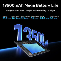 Acheter DOOGEE Tab E3 Max – 14" 2.1K, 8+24Go RAM, 256Go+2To, 13500mAh, Android 15