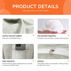 Avis Coussin compensé ergonomique gris 60 x 50 x 13 cm - VERCART